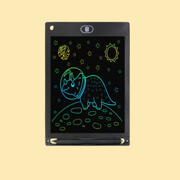 LCD Writing Tablet – Mess-Free Drawing for Kids - Black- 12 inch