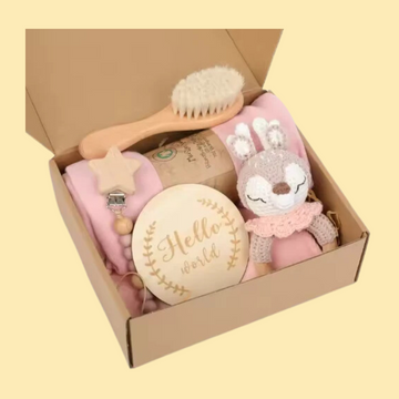 Baby Gift Box – Newborn Essentials Set - Pink