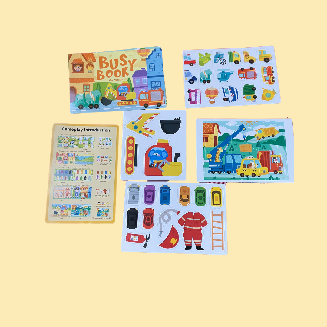 Early Learning Busy Book - Go Vehicle