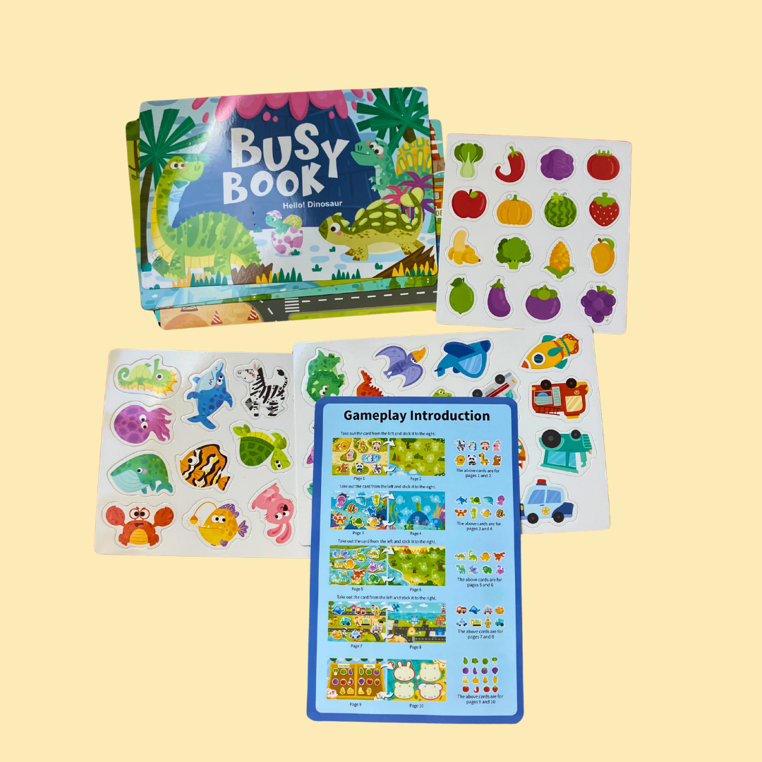 Early Learning Busy Book - Hello Dinasour