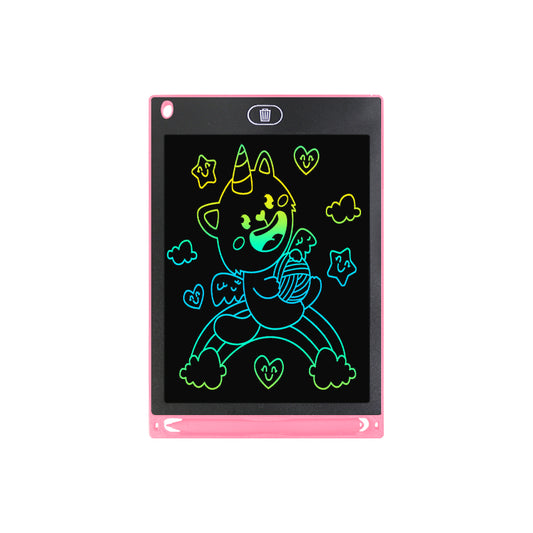 LCD Writing Tablet – Mess-Free Drawing for Kids - Pink