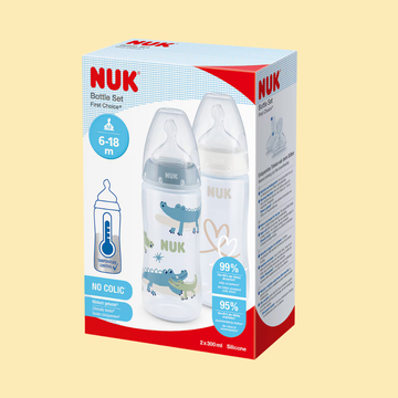 NUK First Choice Feeding Bottle Set -2 Pack