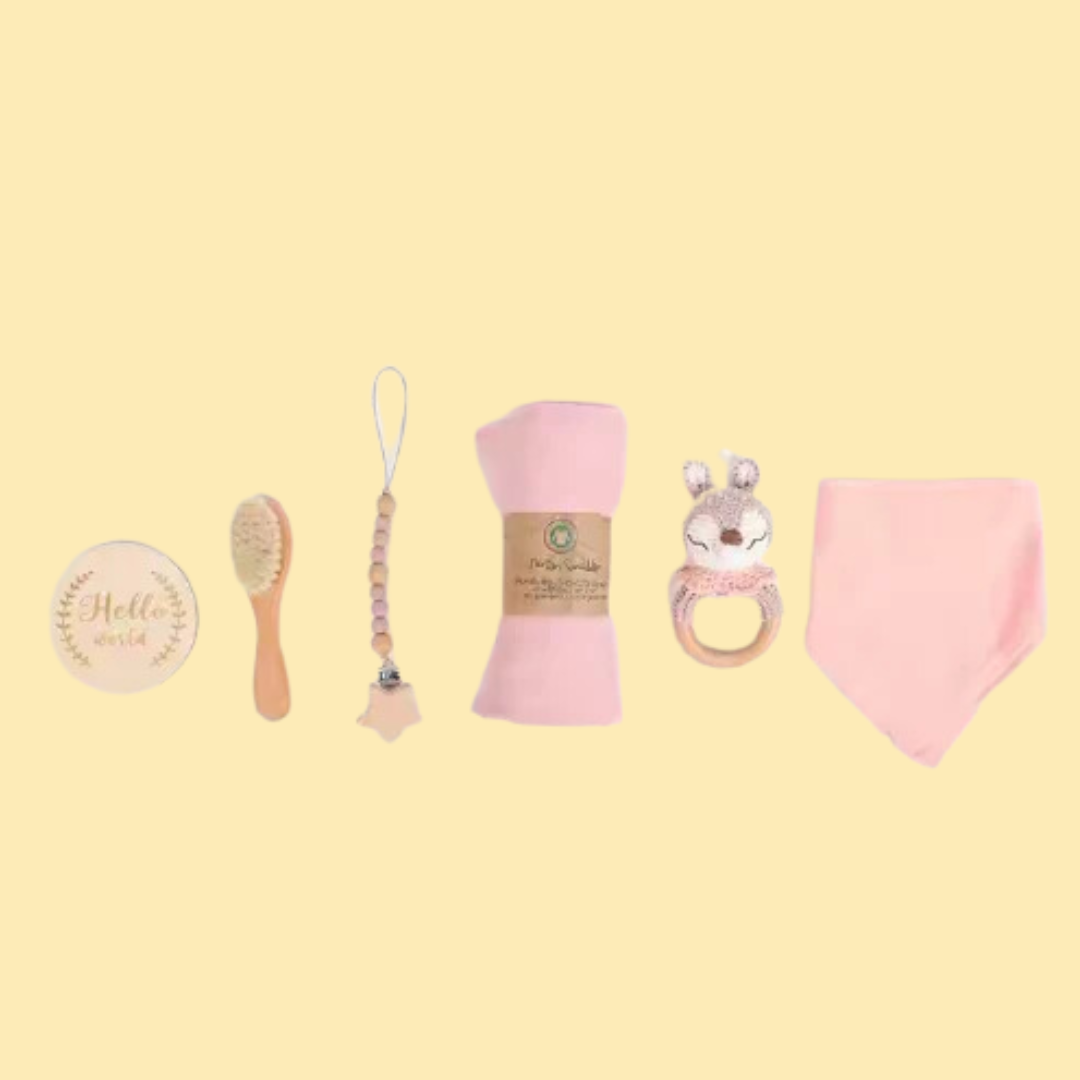 Baby Gift Box – Newborn Essentials Set - Pink